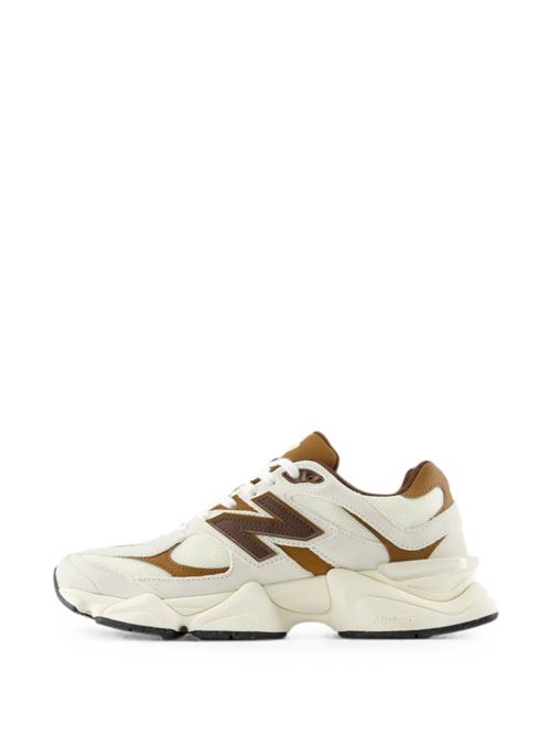 Scarpe unisex New Balance 9060 panna e cuoio NEW BALANCE | U90603EG